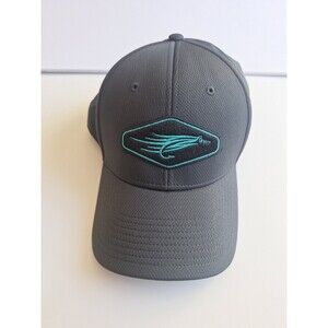 Avid Gear Hat Gray Snapback Fishing Lure Embroider Mesh Cap Adult/Mens One Size